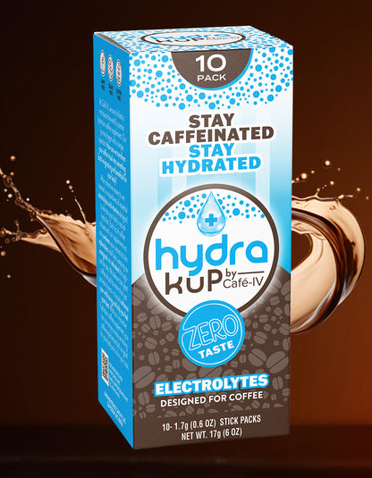 Hydrakup Coffee Electrolytes | 10 Pack | Everyday Boost