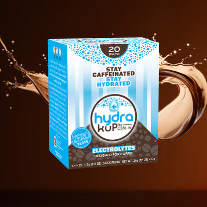 Hydrakup Coffee Electrolytes | 20 Pack | The Daily Driver